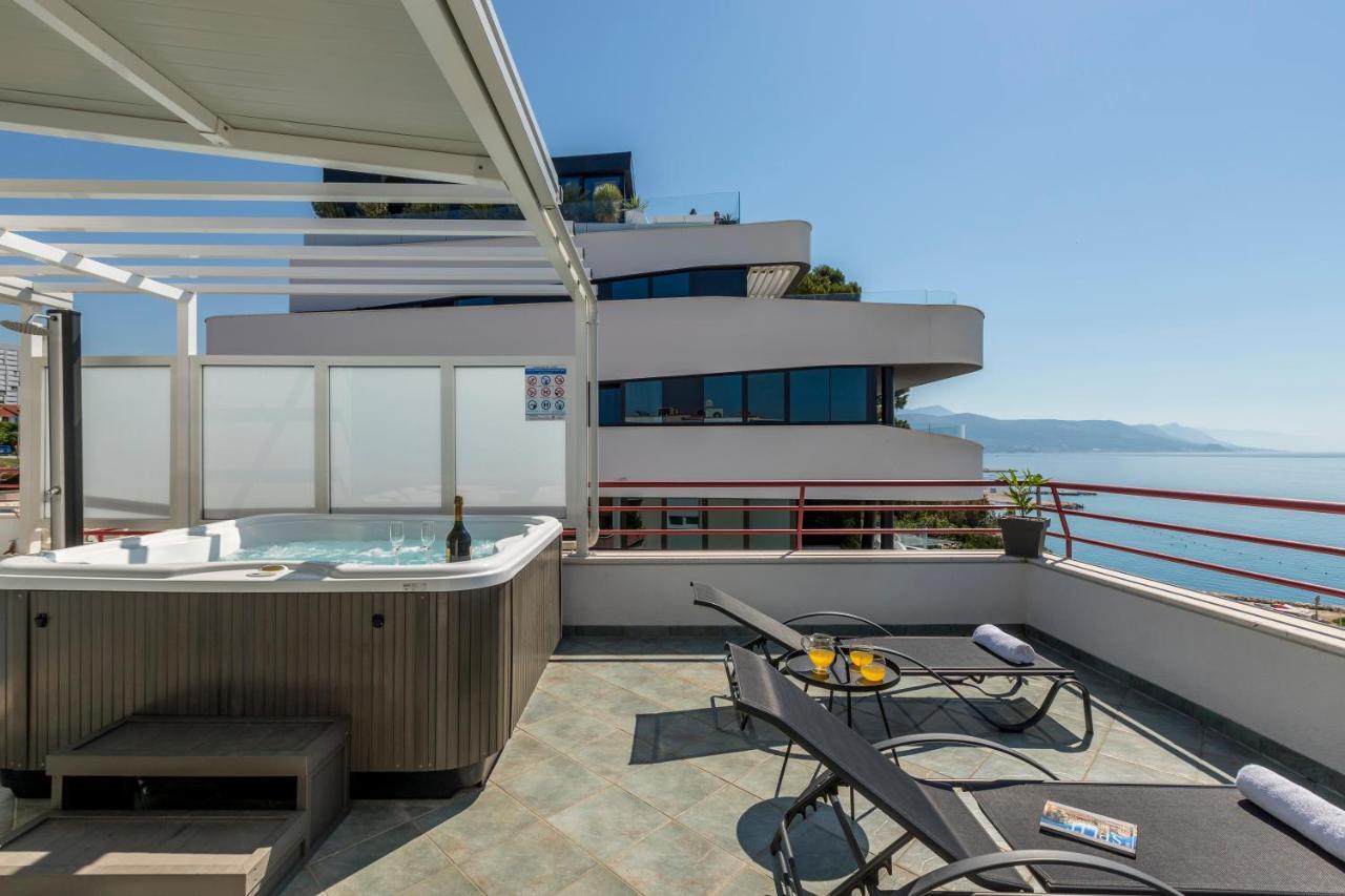 Seaside Penthouse With Hot Tub Sky Living Split Exterior foto