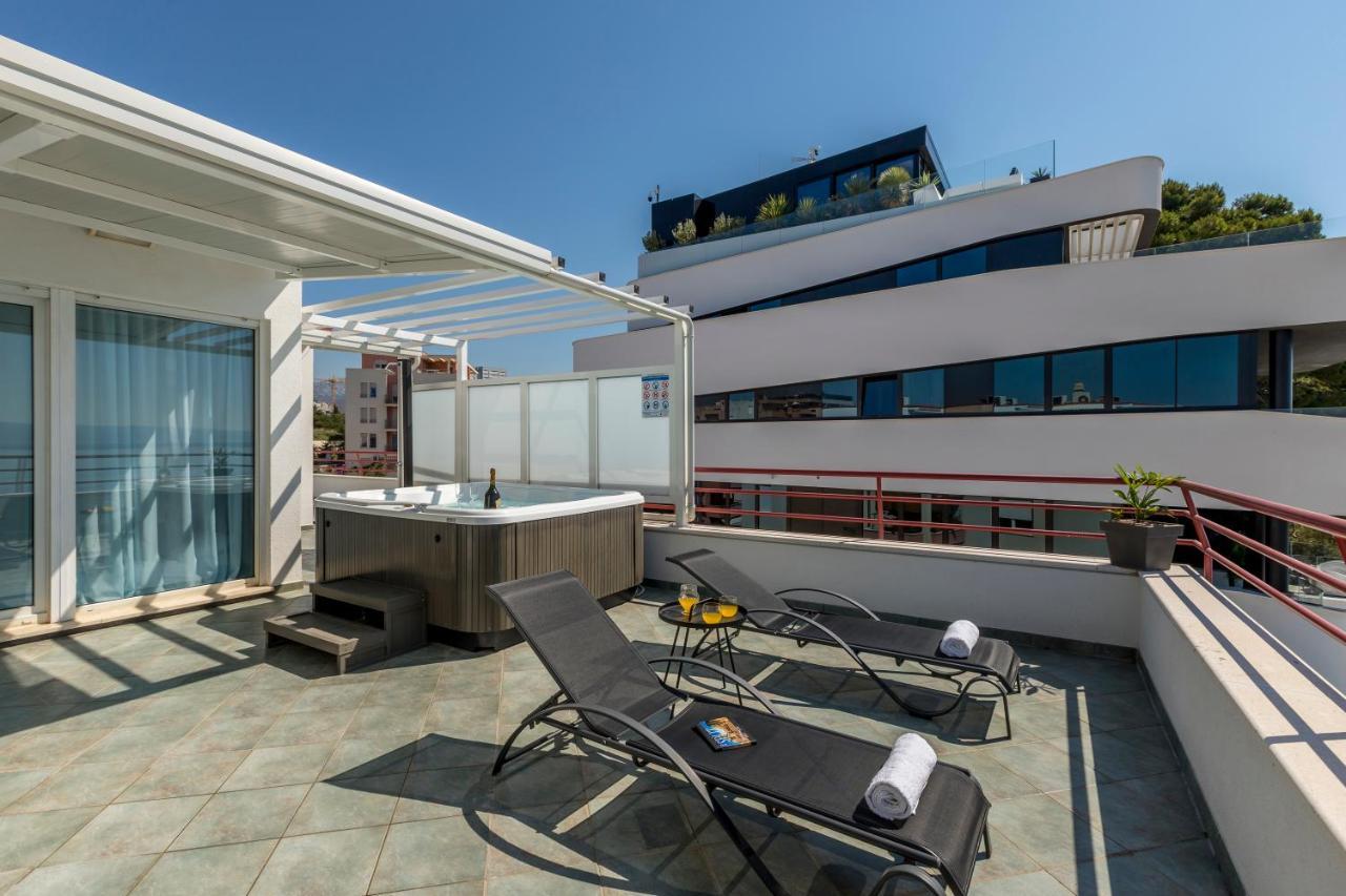 Seaside Penthouse With Hot Tub Sky Living Split Exterior foto